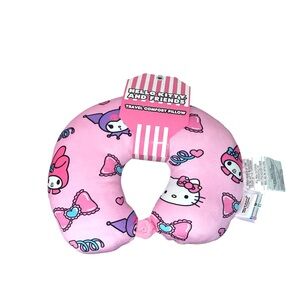 Hello Kitty Pink and Purple Travel Pillow